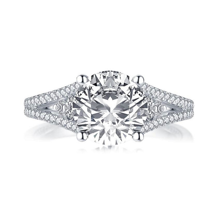 Wholesale 925 sterling silver diamond wedding finger ring for women 
